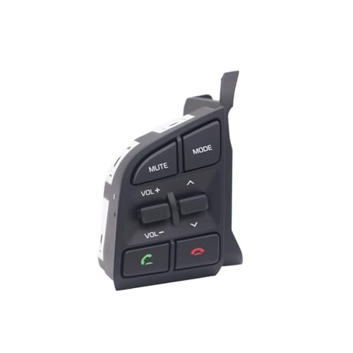 Multifunktions Lenkradschlüs Für Hyundai Für Tucson 2016 2017 Lenkrad Musik Taste Bluetooth Control Switch96710 D35004X Remote Schalter Links(Black) von XEXJHQQ
