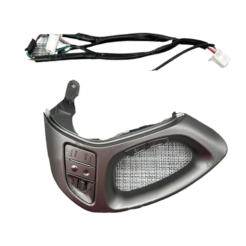 Multifunktions Lenkradschlüs Für Hyundai Für Tucson Für Ix35 Auto Lenkrad Cruise Bluetooth Control Tasten Mit Kabel Licht Grau(Zuo hexian) von XEXJHQQ