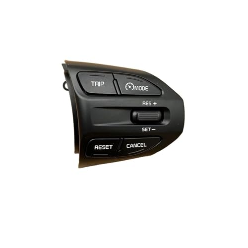 Multifunktions Lenkradschlüs Für Kia K2 Für RIO Für X-LINE 2017-2019 4 Multifunktionslenkrad Bluetooth Festgeschwindigkeit Tempomat Taste Audioschalter(Brown) von XEXJHQQ