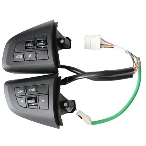 Multifunktions Lenkradschlüs Für Mazda 3 5 Für CX-5 CX-7 2Pcs Auto Volumen Modus Multifunktions Lenkrad Schalter Steuertasten von XEXJHQQ