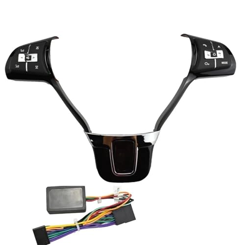 Multifunktions Lenkradschlüs Für VW Für Passat Für Tiguan Für Magotan Multifunktions Controller Schalter Hubs Universal Auto Lenkrad Fernbedienung Drahtlose Steuertaste(Style B Thin) von XEXJHQQ