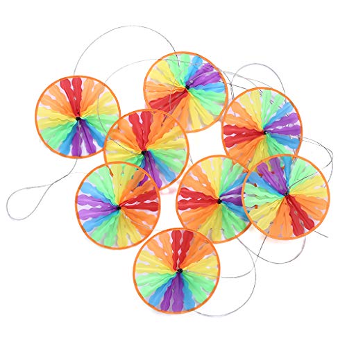 8 x Regenbogen, Wind-Rasen von XEYYHAS
