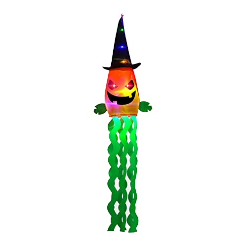 Kürbis LED Halloween Dekoration Blinklicht Festival Dress Up Leuchtende Hut Lampe Dekor Hängende Kürbis LED von XEYYHAS