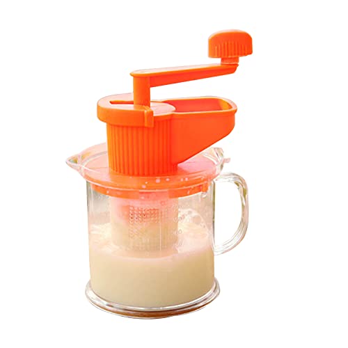 Manuelle Sojamilch-Maschine für die Küche, multifunktional, Tasse, Entsafter, Handgerät, Bohnen, Sojabohnenmilchmaschine, 400 ml Sojabohnen-Milchmaschine von XEYYHAS