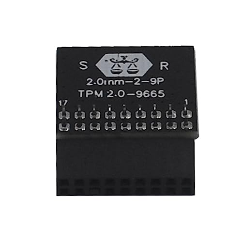 TPM Encryption Security Module Board Remote Control TPM 2.0 LPC 18Pin Motherboards Card For AS Rock Replacement Parts TPM Module Computer Security Computer Modification von XEYYHAS