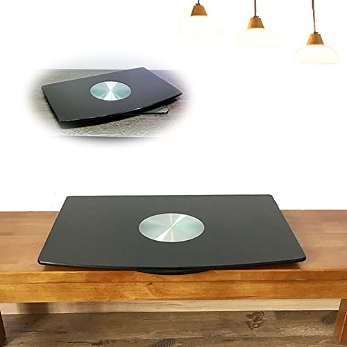XFAK TV Drehteller Glas Drehplatte Für Fernseher 360° Drehbar TV DisplyHalterung, 46cmx28cm Lazy Susan for Monitore, Langlebig | Schwarz | 30mm Dick XFAK TV Drehteller Glas Drehplatte Für Fernseher 360° Drehbar TV DisplyHalterung, 46cmx28cm Lazy Susan for Monitore, Langlebig | Schwarz | 30mm Dick von XFAK