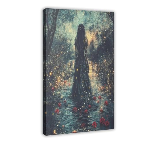 XFATGIA Ophelia Poster auf Leinwand, Wandkunst, Dekordruck, Bild Gemälde für Wohnzimmer, Schlafzimmer, Dekoration, 60 x 90 cm XFATGIA Ophelia Poster auf Leinwand, Wandkunst, Dekordruck, Bild Gemälde für Wohnzimmer, Schlafzimmer, Dekoration, 60 x 90 cm von XFATGIA