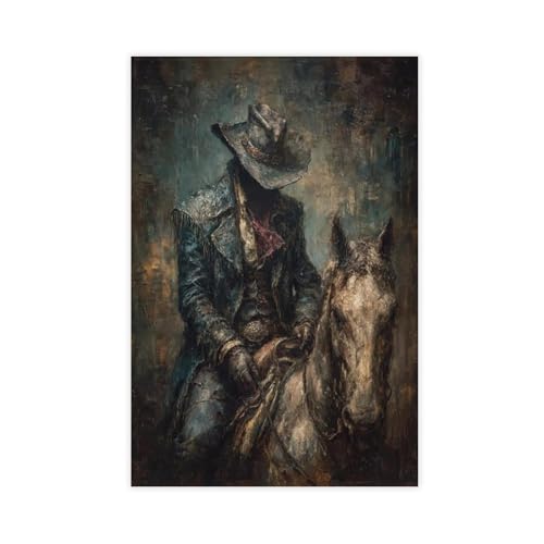 XFATGIA Poster auf Leinwand, Western-Gothic-Cowboy-Poster, Wandkunst, Dekordruck, Bild Gemälde für Wohnzimmer, Schlafzimmer, Dekoration, 20 x 30 cm XFATGIA Poster auf Leinwand, Western-Gothic-Cowboy-Poster, Wandkunst, Dekordruck, Bild Gemälde für Wohnzimmer, Schlafzimmer, Dekoration, 20 x 30 cm von XFATGIA