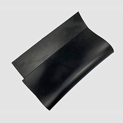 XFCNOI. 1pc Silikon-Gummi-Blatt Stärke 0,1 0,2 0,3 0,5 mm dünnes Brett Hohe Temperatur Chemische Beständigkeit Schwarzen Quadrat Gummimatte Platte (Größe : 0point4mm) von XFCNOI