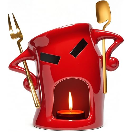 Mini Keramik Fondue Set:Schokoladenfondue Schmelzbecher, Käsefonduetopf, Süßigkeiten Mini Fonduetassen mit 1 Gabel & 1 Schaufel - Lebensmittelechtes Geschenk für Partys, Geschenke, gemütliche Nächte Mini Keramik Fondue Set:Schokoladenfondue Schmelzbecher, Käsefonduetopf, Süßigkeiten Mini Fonduetassen mit 1 Gabel & 1 Schaufel - Lebensmittelechtes Geschenk für Partys, Geschenke, gemütliche Nächte von XFDJB