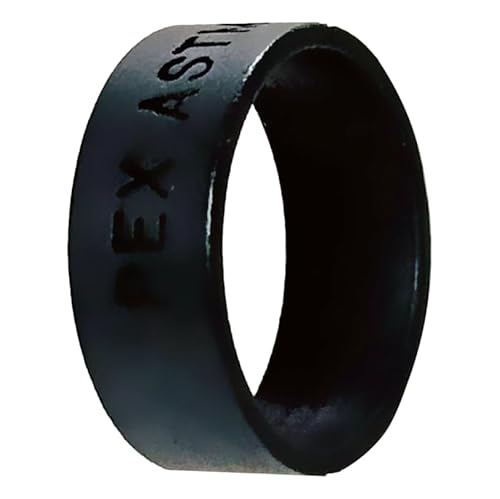 XFITTING 5/8 Zoll Kupfer Pex Ring schwarz oxidierte Oberfläche, 50 Stück von XFITTING
