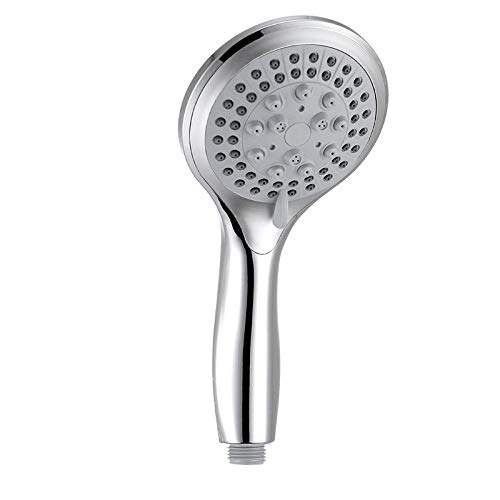 5 Funktion Rund Regen Duschkopf Set Badezimmer mit Duschschlauch Duschhalter 15 Stufen Wasserfilter Premiumreiniger, Duschset 1,5 m von XFLSDHGD
