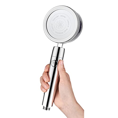 Hochdruck 2-Mode-Handheld-Duschkopf Hochfluss Handgehalten Duschkopf-Set mit Klammer, 360 ° einstellbar von XFLSDHGD