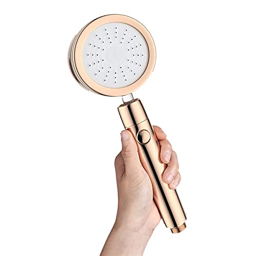 Hochdruck 2-Mode-Handheld-Duschkopf Hochfluss Handgehalten Duschkopf-Set mit Klammer, 360 ° einstellbar von XFLSDHGD