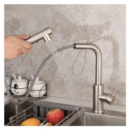 Moderner Verchrom -Küchenbecken -Waschbecken Wasserhahn mit 360 Drehausstrich für heißes und kaltes Wassergefäßspüle Mixer für Bad Waschtisch. Moderner Verchrom -Küchenbecken -Waschbecken Wasserhahn mit 360 Drehausstrich für heißes und kaltes Wassergefäßspüle Mixer für Bad Waschtisch. von XFLSDHGD