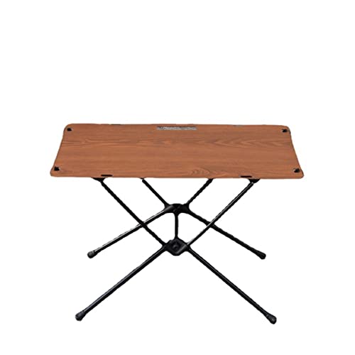 XFLSDHGD Camp Tabelle 1 zusammenfaltbarer Camping-Tisch-Aluminium Leichter Falttisch Compact-up-Tische zusammenklappbarer Tisch für das Fischerei-Picknick BBQ (Farbe: Weiß) von XFLSDHGD