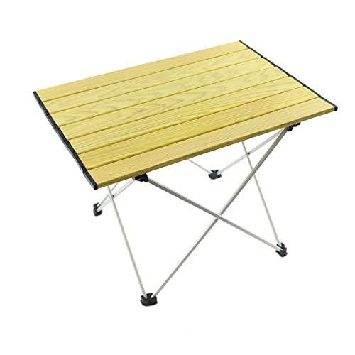 XFLSDHGD Camptabelle Klapptisch, tragbarer Campingtisch, Aluminium Collabsible Table Top, Ultralight Compact von XFLSDHGD