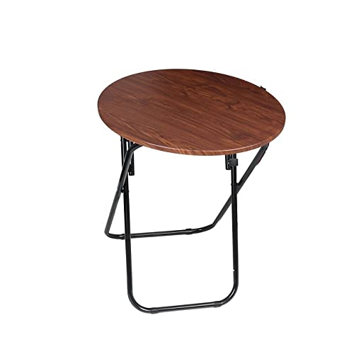 XFLSDHGD Camptisch Outdoor tragbare Klapptischstuhl Set Home Indoor Round Desk Camping Picknicktisch Gartenmöbel Set wasserdicht (Farbe: Weiß von XFLSDHGD