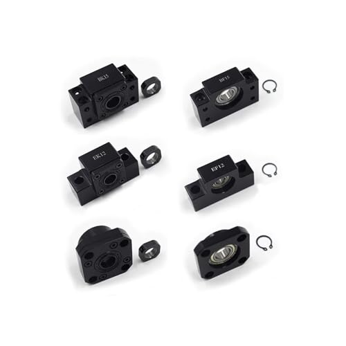 1 stücke Lager Halterung Ball Schraube Unterstützung sitz Festen sitz Lager sitz BK/BF/FK/FF10/12/15/20/25(BK15) von XFMZFUBD