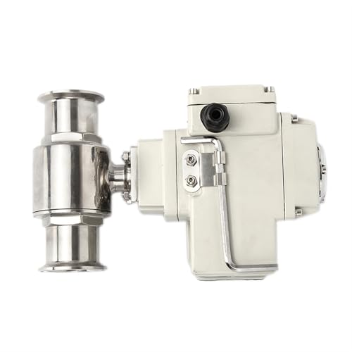 32 mm 2-Wege-Plattform-Motorkugelhahn Edelstahl Q911F-16P Sanitär-Tri-Clamp-Ferrule-Typ Elektrischer Kugelhahn(110VAC) von XFMZFUBD