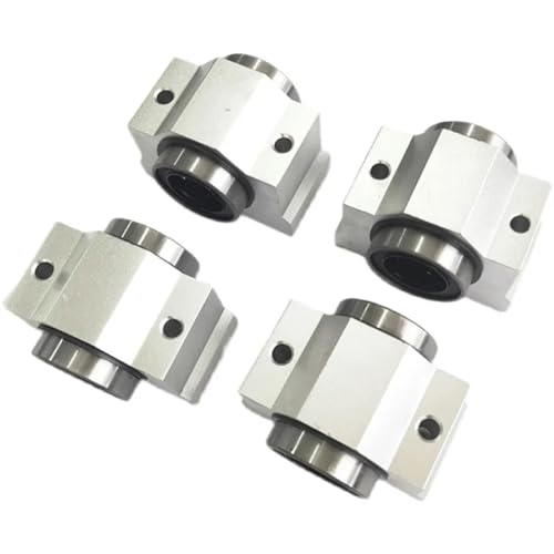 4 STÜCKE Lager SC8VUU SC10VUU SC10V SC12VUU SC13VUU SCV16 SC20VUU Linearlager Stehlagerblock DIY for 10mm Lineargleitlager(Sc10vuu 10mm) von XFMZFUBD