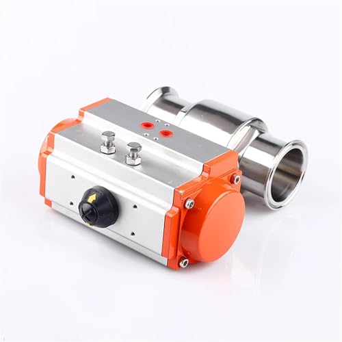 63 mm Sanitär-Pneumatik-Kugelhahn aus Edelstahl mit Tri-Clamp-Ferrule und doppeltwirkendem Zylinder 63 mm Sanitär-Pneumatik-Kugelhahn aus Edelstahl mit Tri-Clamp-Ferrule und doppeltwirkendem Zylinder von XFMZFUBD