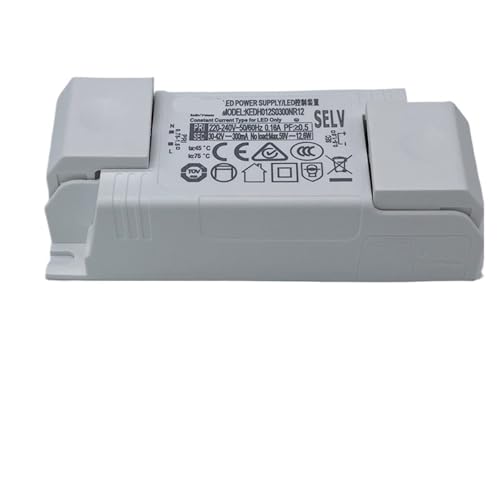XFMZFUBD 1 Stück LED-Lichttreiber-Netzteil Downlight Flimmerfreier Konstantstromtransformator LED-Lichttreiber-Netzteil Ballasttreiber(12.6W/30-42V/300mA) von XFMZFUBD