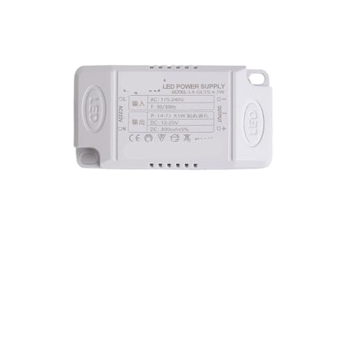 XFMZFUBD Lampenzubehör LED Deckenleuchte Konstantstrom-Laufwerk Netzteil Zweifarbiges IC-Vorschaltgerät 8W12W24W36W Transformator Gleichrichter(4 7W Three Color Male Plug) von XFMZFUBD