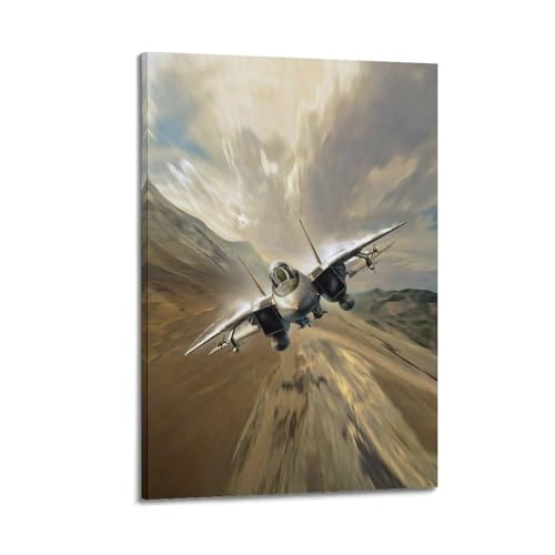 XFPMXC F-14 Kampfflugzeug-Poster, dekoratives Gemälde, Leinwand, Wandkunstwerk, Bild 40 x 60 cm XFPMXC F-14 Kampfflugzeug-Poster, dekoratives Gemälde, Leinwand, Wandkunstwerk, Bild 40 x 60 cm von XFPMXC