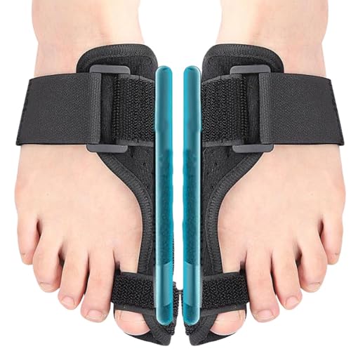 XFSRG 1 Paar Hallux Valgus Korrektur Zehenspreizer Verstellbare Zehenschiene Bandage für Bruch Fraktur Zehenschutz Universalgröße von XFSRG