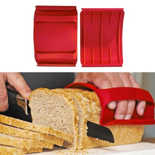 XFSRG 1 Stück Ofenhandschuhe Silikon Topflappen Ofen Backen Dicke Handschuhe Anti Rutsch Hitzebeständige Backhandschuhe für Küche Kochen Mikrowelle(Rot) von XFSRG