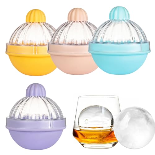 XFSRG Eiswürfelform Eiswürfelbehälter Eiswürfel Silikon Ice Cube Tray Kugelform Ein Must Have für Kühle Sommertage Kaffee Saft von XFSRG