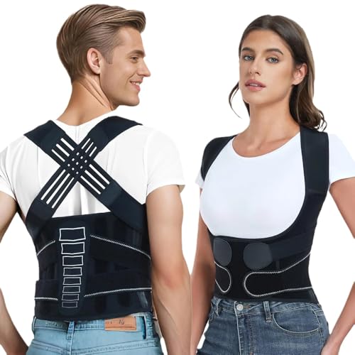 XFSRG Haltungskorrektur Rücken Offener Schulterrücken Rückenstützgürtel Geradehalter Haltungstrainer Back Posture Corrector für Herren und Damen Schützt die Lendenwirbelsäule L XFSRG Haltungskorrektur Rücken Offener Schulterrücken Rückenstützgürtel Geradehalter Haltungstrainer Back Posture Corrector für Herren und Damen Schützt die Lendenwirbelsäule L von XFSRG