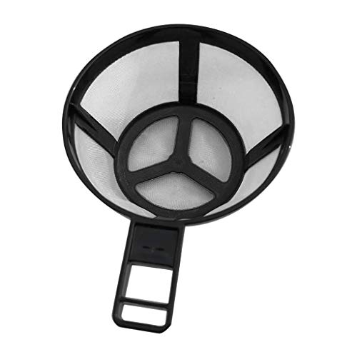 XFUYI Wiederverwendbarer Kaffeefilterhalter Tropfer Netzkorb mit Griff Küchenhelfer Kunststoff + Nylon von XFUYI