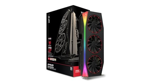 XFX Mercury AMD Radeon RX 9070XT OC Magnetic Air Edition mit RGB 16GB GDDR6 HDMI 3xDP, AMD RDNA™ 4 (RX-97TMARGBA) von XFX