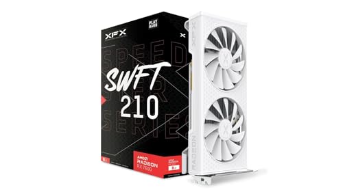 XFX Speedster SWFT210 Radeon RX 7600 Grafikkarte weiß mit 8GB GDDR6 HDMI 3xDP, AMD RDNA 3 RX-76PSWFTWY XFX Speedster SWFT210 Radeon RX 7600 Grafikkarte weiß mit 8GB GDDR6 HDMI 3xDP, AMD RDNA 3 RX-76PSWFTWY von XFX