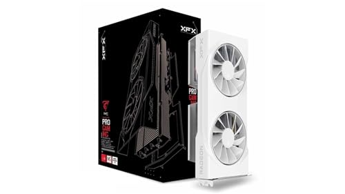 XFX Swift AMD Radeon RX 9060 XT OC White Gaming Edition mit 16GB GDDR6 HDMI 2xDP, AMD RDNA™ 4 (RX-96TSW16WQ) von XFX