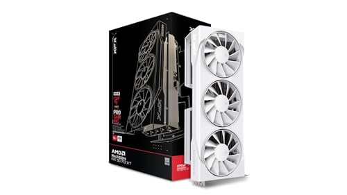 XFX Swift AMD Radeon RX 9070XT Gaming-Lüfter, Weiß, Triple Edition mit 16 GB GDDR6 HDMI 3xDP, AMD RDNA™ 4 (RX-97TSWF3W9) von XFX