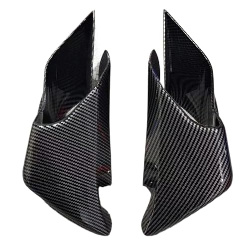 XFYESL Motorrad Spoiler Passend für Yamaha YZF-R1 2021-2023 R1 Teile Motorrad Modifikation Winglets Aerodynamische Verkleidung Spoiler Zubehör(Carbon Fiber Paint) von XFYESL