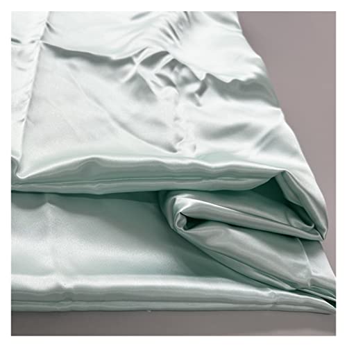 Wie eine Brisze Reißverschluss Kissenbezug 1PC 30 mm Maulbeer-Seide Feste Farbe Bequeme Lüftung viele Größen (Farbe: 13 Lichtgrün, Größe: 40x60 cm) von XFZJCHAP