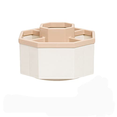 XFZJCHAP 360 ° rotierende Stifthalter -Schreibtisch Zubehör große Kapazitätsbleistiftspeicher Box Desktop Organizer School Office (D) von XFZJCHAP