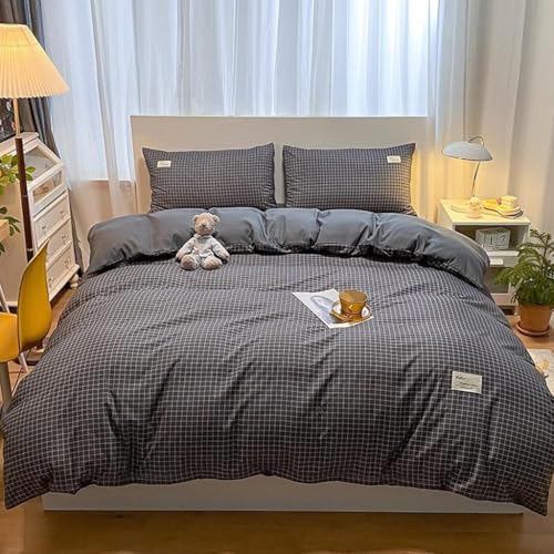 XFZJCHAP 4 Stück Bettwäsche -Set und EIN montiertes Blech gebürstet Mikrofaser Bettdecke mit Kissenbezügen Bettlaken weich XFZJCHAP 4 Stück Bettwäsche -Set und EIN montiertes Blech gebürstet Mikrofaser Bettdecke mit Kissenbezügen Bettlaken weich von XFZJCHAP