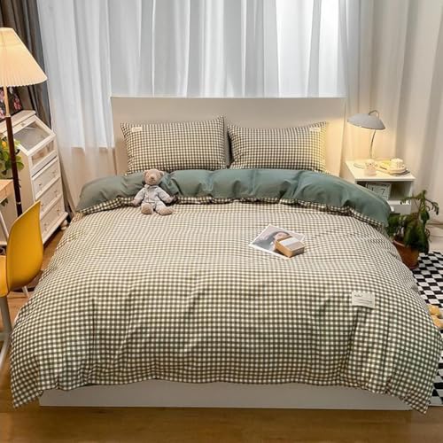 XFZJCHAP 4 Stück Bettwäsche -Set und EIN montiertes Blech gebürstet Mikrofaser Bettdecke mit Kissenbezügen Bettlaken weich XFZJCHAP 4 Stück Bettwäsche -Set und EIN montiertes Blech gebürstet Mikrofaser Bettdecke mit Kissenbezügen Bettlaken weich von XFZJCHAP