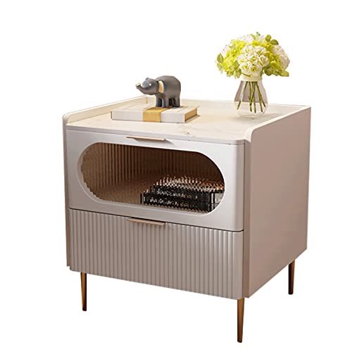 XFZJCHAP Bed BEIDE Tabelle Holz kostenlos Installation Schlafzimmer Nachttschrank Locker Night Stand (1 19.7 Zoll/50 cm) von XFZJCHAP