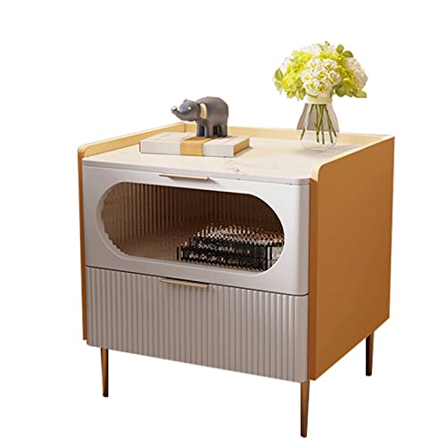 XFZJCHAP Bed BEIDE Tabelle Holz kostenlos Installation Schlafzimmer Nachttschrank Locker Night Stand (1 19.7 Zoll/50 cm) von XFZJCHAP