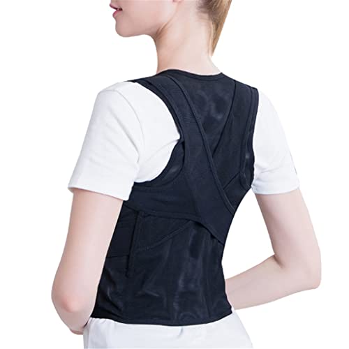 XFZJCHAP Einstellbarer Korrekturrückstützriemen orthopädischer Korsett Wirbelsäule Rückenlumballer Schulterklammern (L -Code) von XFZJCHAP