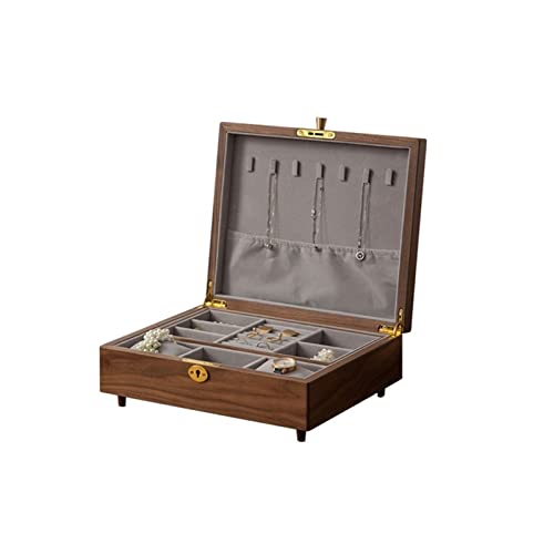 XFZJCHAP Geschenkbox Schmuck 11,81 Zoll Schmuckschachtel Aufbewahrungsbox kleine Schmuckschachtel Schwarze Walnussschachtel können aufbewahrt werden. XFZJCHAP Geschenkbox Schmuck 11,81 Zoll Schmuckschachtel Aufbewahrungsbox kleine Schmuckschachtel Schwarze Walnussschachtel können aufbewahrt werden. von XFZJCHAP