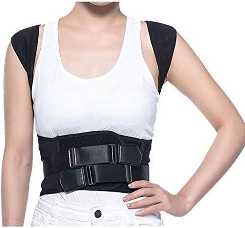 XFZJCHAP Größe S bis XXL 1PCS Back-Klammer-Stütze Korrektur Korreett Wirbelsäulenschulter Korrekturgürtel für Männer Frauen (xxl) (Größe: xx-large) von XFZJCHAP