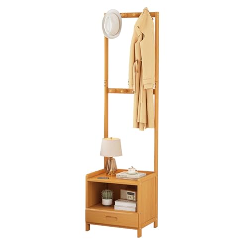 XFZJCHAP Nachttisch mit Schubladen und Haken Nordic Schlafzimmer Nacht Ständer Beatch Rack Multifunktionales Nachttrack für kleine Räume Wohnzimmer Tryway Home Office Badezimmer, a von XFZJCHAP