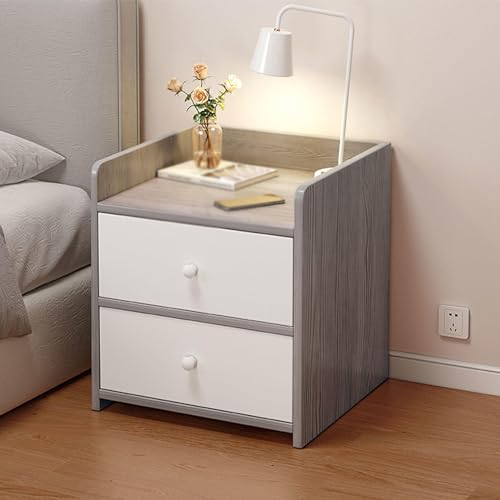 XFZJCHAP Schlafzimmer Nachttische Holznachtstände mit Schubladen Heim am Nacht von XFZJCHAP